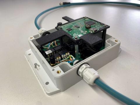 Sensor Node with open Lid